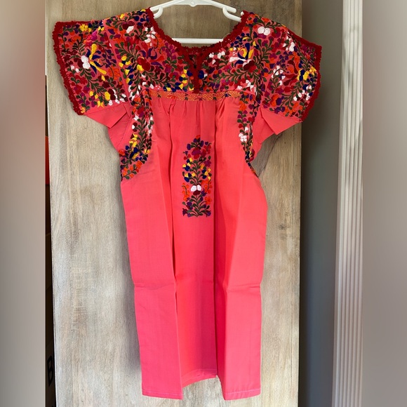 New. Handmade Dresses San Antonino Girl Dress Oaxaca Mexican Dress